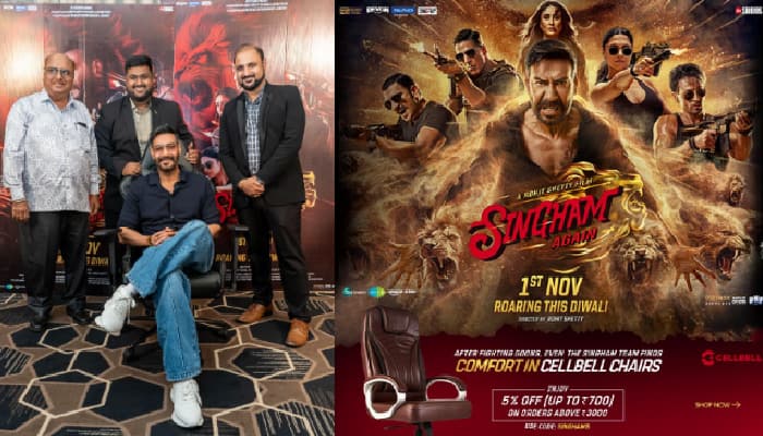 CELLBELL Partners with Singham Again and Jio Studios to Scale New Heights