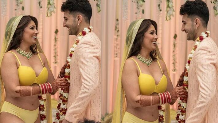 viral banarsi bikini bride ai