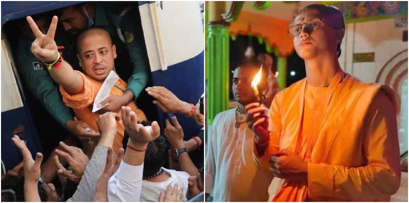 Days after jailing Chinmoy Krishna Das another Hindu priest Brahmachari Sri Shyam Das arrested in Bangladesh