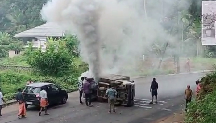 Kothamangalam accident car collided with milk van