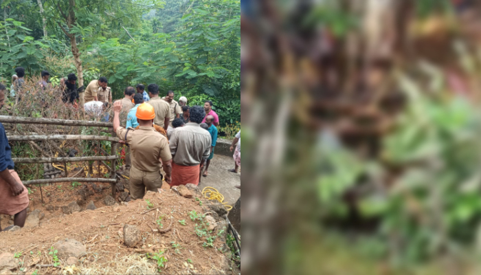 elderly man died after jumping into a well with a rope around his neck in Thrissur