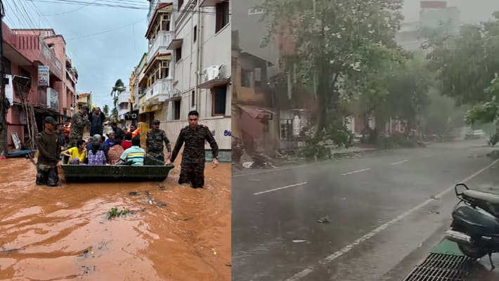 Heavy rains are causing fear among the people of Villupuram district tvk