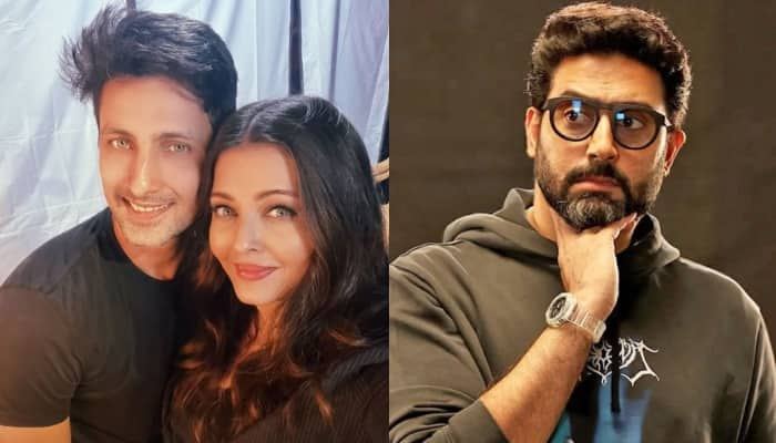 aishwarya rai pose photo with a young man in the situation of divorce rumours with Abhishek Bachchan 