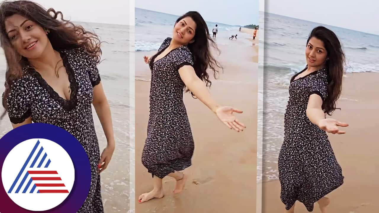 Radhika Kumaraswamy Beach Video Viral Fans celebrate Her beauty san