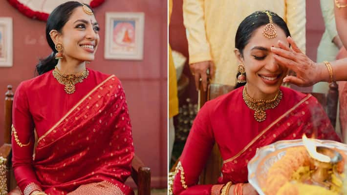 Sobhita Dhulipala Pelli Kuthuru Ceremony Naga Chaitanya Bride To Be ksr ai 