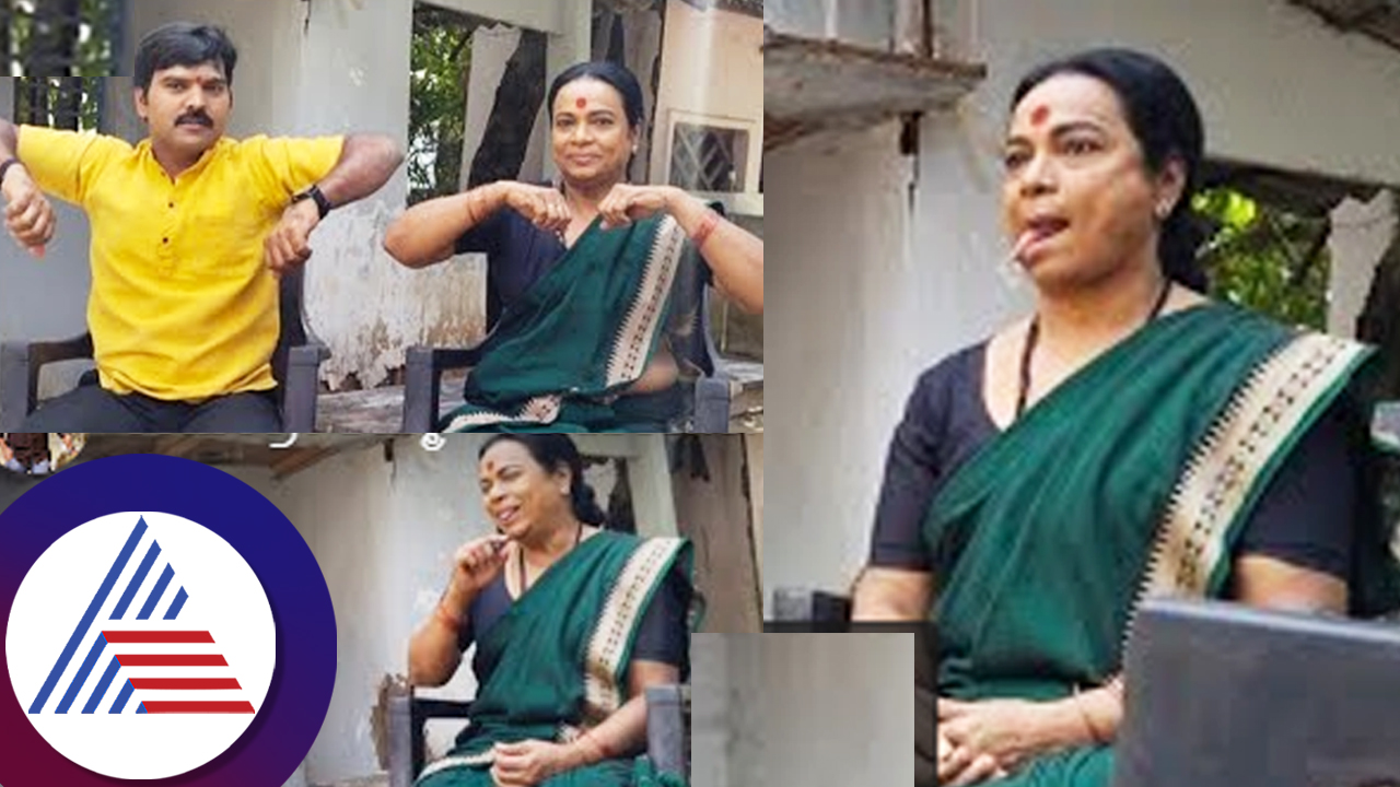 Actress Umashrees exercise on Puttakkana Makkalu  serial shooting set gone viral  suc