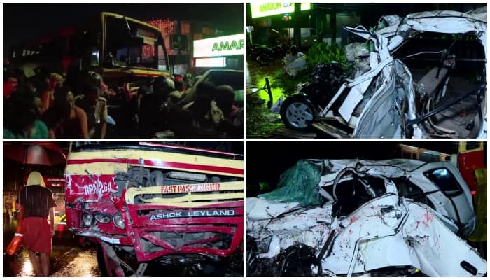 5 MBBS Students Killed in Alappuzha Car Bus Collision