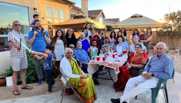 JD Vance's Thanksgiving picture with wife's Indian family goes viral; netizens react gcw