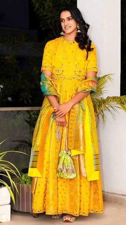 Floor-Length Frock Style Suit