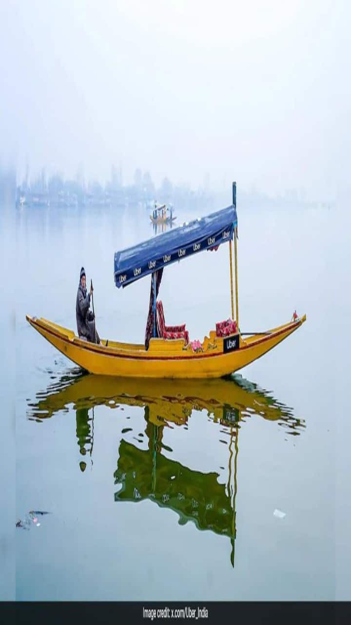 Uber Shikara Launches on Dal Lake Srinagar First Water Taxi Service in Asia anr