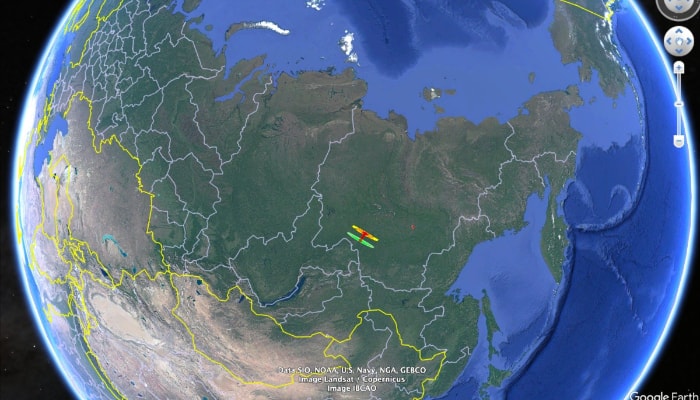 Around 70 cm in diameter asteroid likely to produce nice fireball in the sky over northern Siberia today