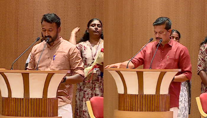 Rahul Mamkootathil and UR Pradeep's Sworn in as MLAs oath ceremony latest news