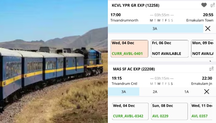 how to book a train ticket after prepairing chart in indian railway 