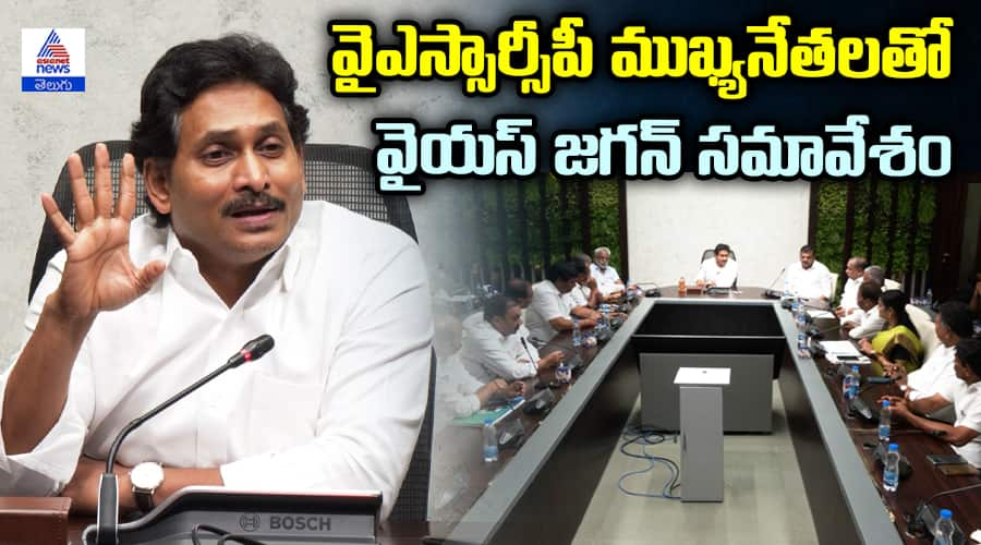 YS Jagan Mohan Reddy Meeting on YSRCP Members