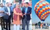 Hot Air Balloon Rides Soar Over Ayodhya Offering Stunning Views of Ram Mandir Yogi Adityanath RMA