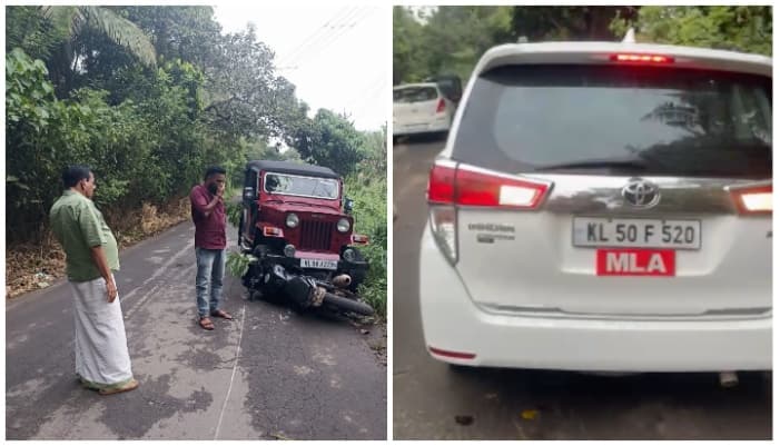 people around accident scene became just onlookers while legislator arrived the scene took the man to hospital