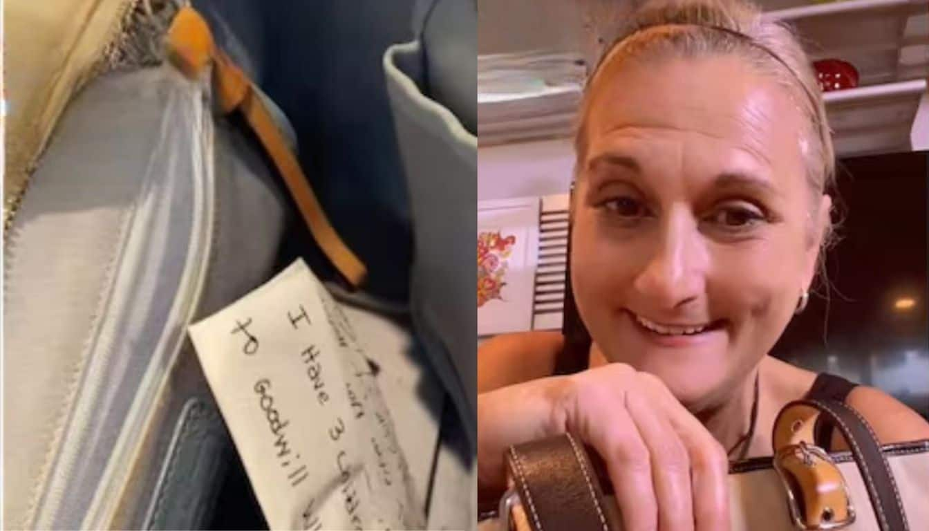 Woman buys old purse finds surprising item inside roo