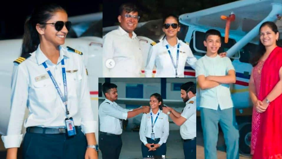 Karnataka Girl Samaira Hulloor Creates History as Indias Youngest Commercial Pilot