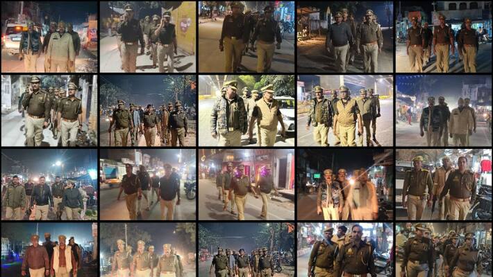 Ayodhya Police Checking Security 