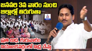 YS Jagan Meeting About Districts Tour