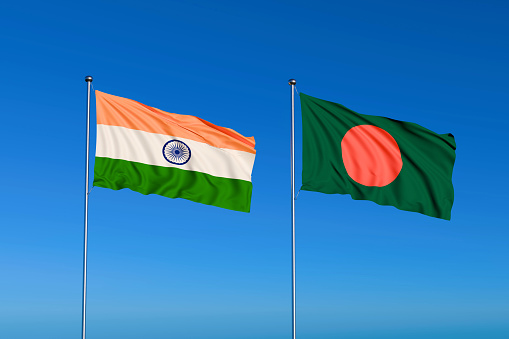 india - bangladesh flag india - bangladesh flag