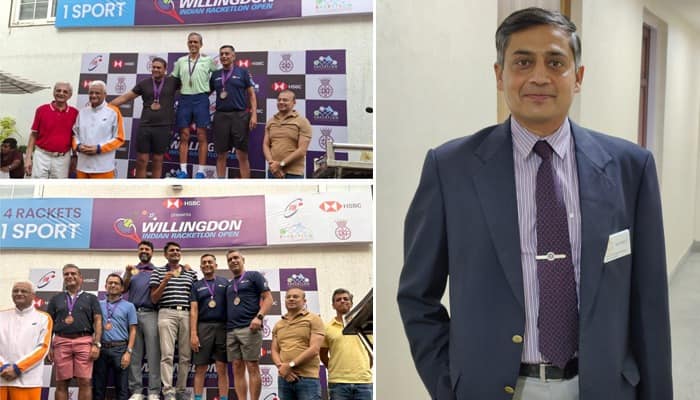 Indian Army Officer Brig. Navneet Narain bags runner-up at World Masters Racketlon AJR