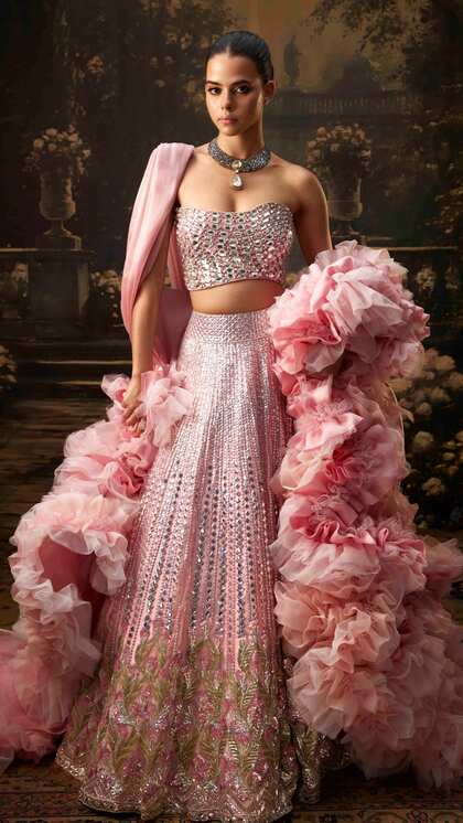 Manish Malhotra Lehenga Features