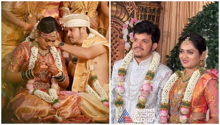 kannada lyricist pramod maravanthe tie knot with singer suchetha basrur gow