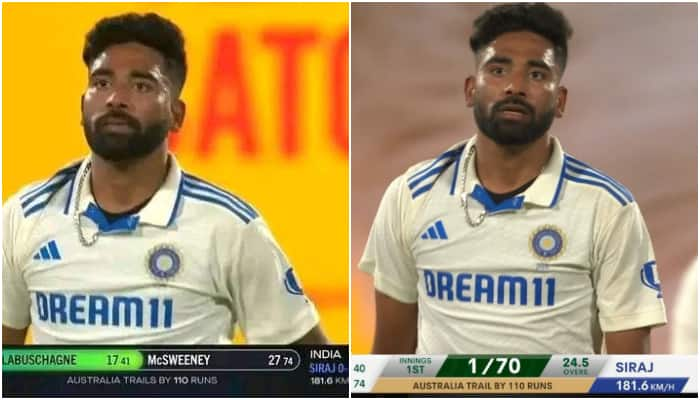 according to the speedometer indian pacer mohammed siraj speed of 181.6 Km/H