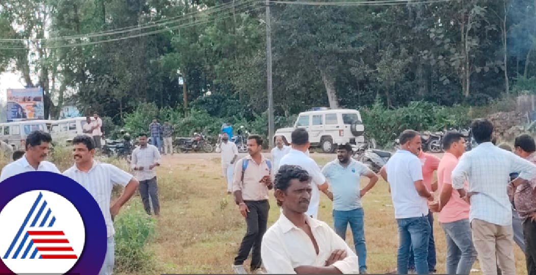 Hydrama during cremation at disputed site at chikkamagaluru district rav