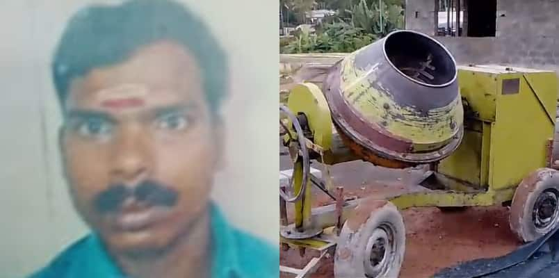 Accident while washing mixing machine after concrete work Labourer dies in Ernakulam