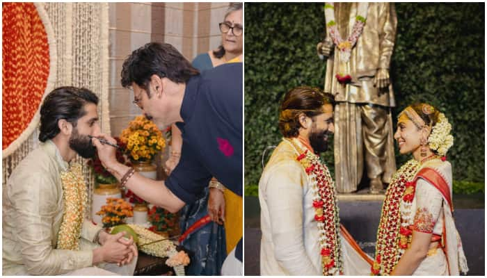 Naga Chaitanya-Sobhita Dhulipala: Ventakesh Daggubati puts 'Kala tika' on groom ahead of wedding ATG