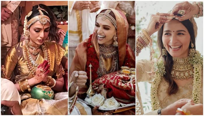 Sobhita Dhulipala, Deepika Padukone to Alia Bhatt: 7 Bollywood brides who opted for sarees instead of lehengas NTI