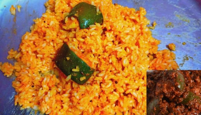 How to make pickle masala rice without vegetables mrq