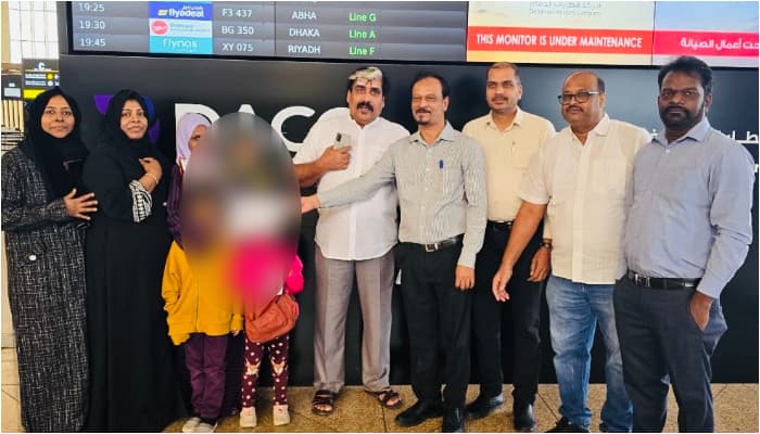 Sri Lankan native woman finally returned to homeland after 13 years of life in saudi 