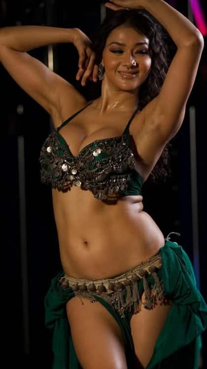 The talented dancer strikes sensuous poses.