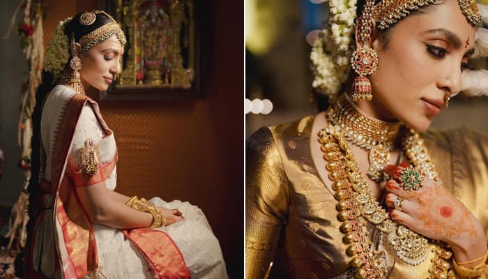 PHOTOS Sobhita Dhulipala's wedding look goes viral; check out her unseen pictures RBA