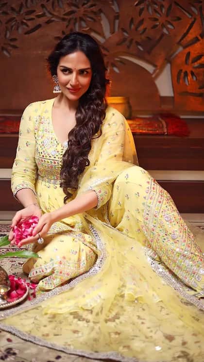 Mirror Work Anarkali Suit