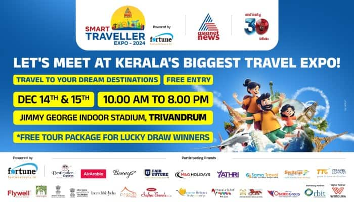 asianet news smart traveller expo 2024 thiruvananthapuram