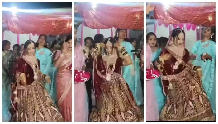 video of the bride walking to the wedding venue has gone viral in social media