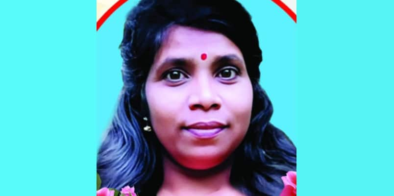 Haritakarma Sena member collapsed and died while visiting houses to collect plastic