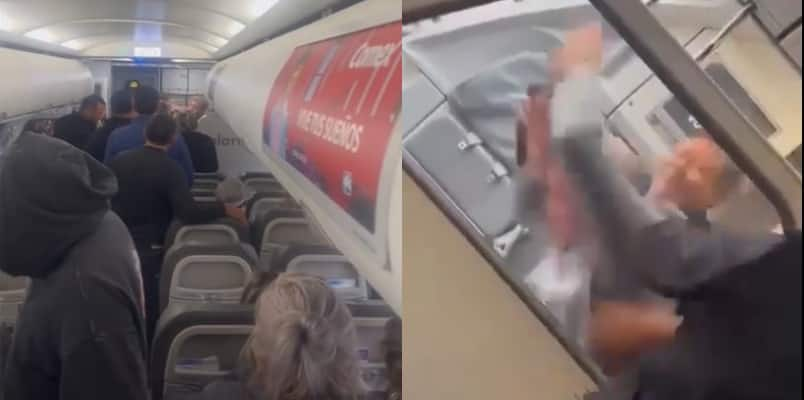 Passenger travelling with family attempted to divert flight in mid air chaos in cabin 