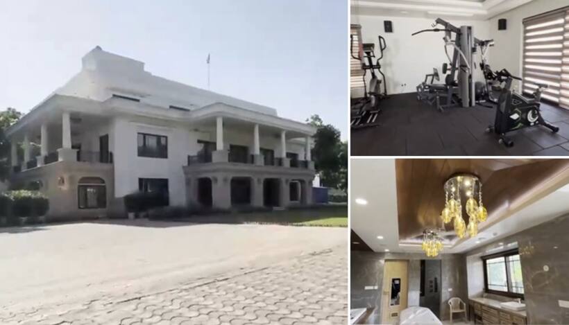 Gym, sauna room, jacuzzi and more: BJP gives tour of Arvind Kejriwal's 7 star 'Sheesh Mahal'(WATCH)