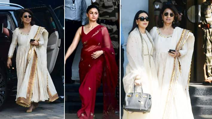 Alia Bhatt, Neetu Singh, Karisma Kapoor, and family visit Delhi to meet PM Modi for Raj Kapoor's 100th anniversary NTI