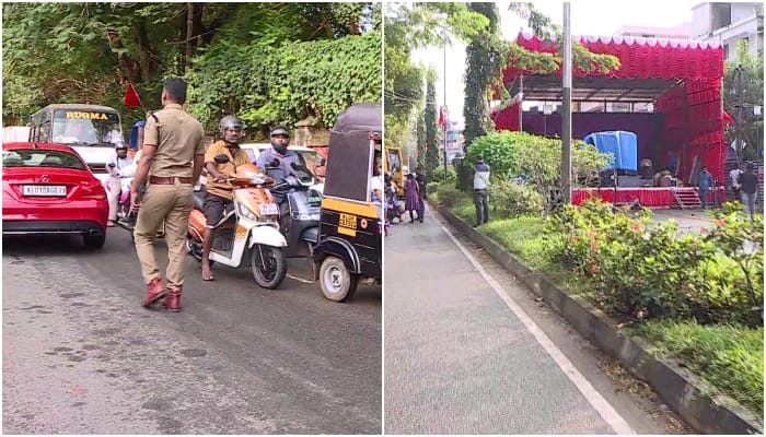 police take case against area secretary as first accused on blocking roads for holding cpm area committee conference