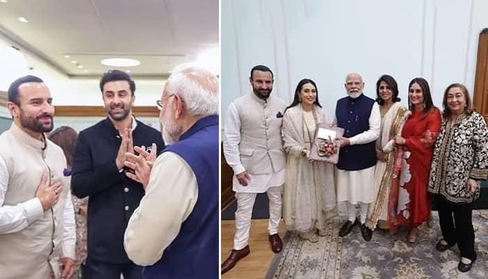 PHOTOS Ranbir Kapoor, Kareena Kapoor, Said Ali Khan and other Kapoor family members meet PM Narendra Modi in Delhi