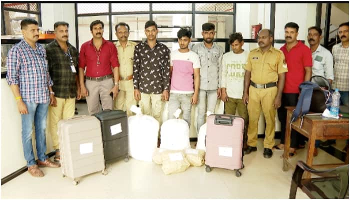 Four arrested with 35 kg of cannabis from ernakulam north railway station