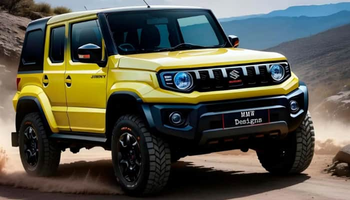 New digital rendering designs of Maruti Suzuki Jimny looked like Jeep Wrangler