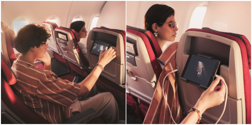 Air India introduced Vista Stream in flight entertainment system to enjoy videos and movies seamlessly during journey