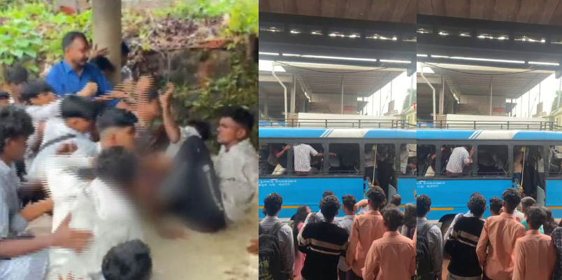 school students was attacked by two youths in Kollam private bus clash over pet dog